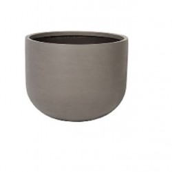 VASO D42XH37CM CEMENTO MARRONE