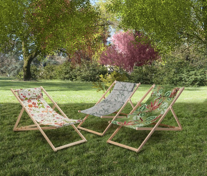Sdraio Giardino EASYCOMFORT Rocking Garden Deckchair Relax Luxury