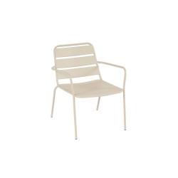 POLTRONA JANET C/BR FERRO SAND