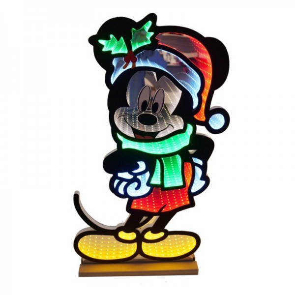 TOPOLINO SAGOMA NATALIZIA CON LUCI LED