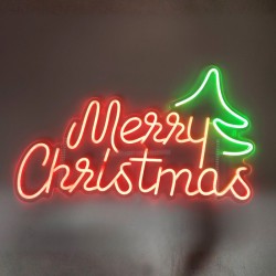 SCRITTA LUMINOSA MERRY...