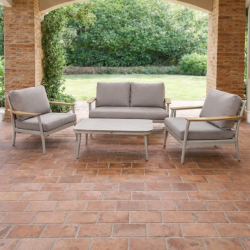 SALOTTO MANILA ALLUMINIO CREMA