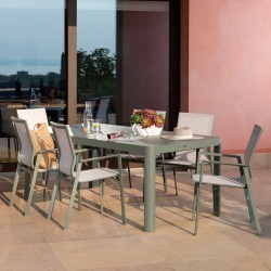 SET PRANZO VISION ALLUMINIO...