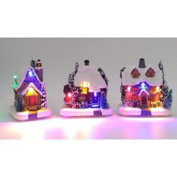 CASETTA NATALE CON LED