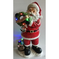 SANTA CON CORONA  LED