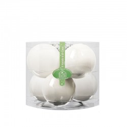 TUBO 6 SFERE 10 CM BIANCHE ASS