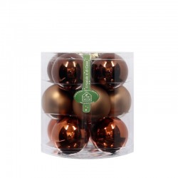 TUBO 12 SFERE 8 CM MARRONI ASS