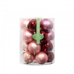 TUBO 20 SFERE 6 CM ROSA ASS