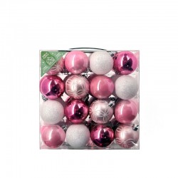 BOX 64 SFERE 6 CM ROSA ASS