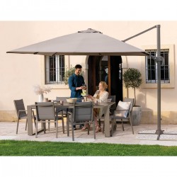 SET PRANZO SQUARE ALLUMINIO...
